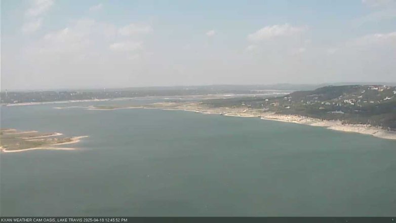 Lake Travis webcam, April 18, 2025 12:45 PM CT