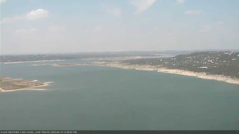 Lake Travis webcam, April 18, 2025 1:00 PM CT