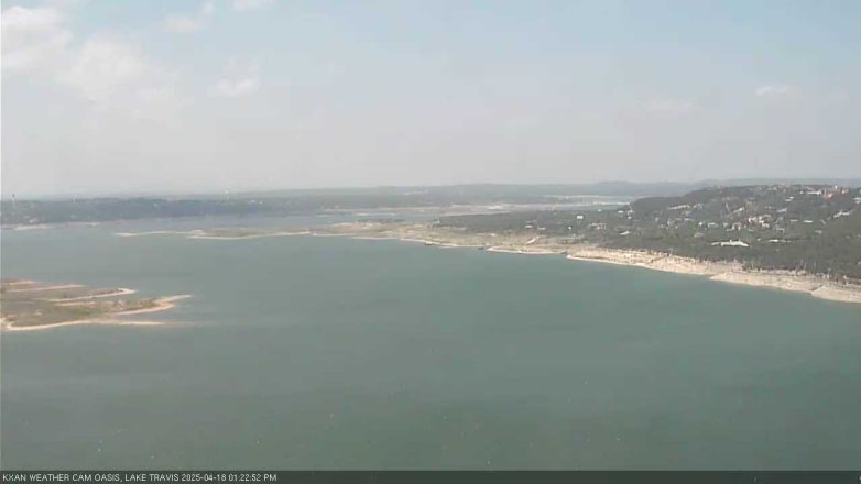 Lake Travis webcam, April 18, 2025 1:25 PM CT