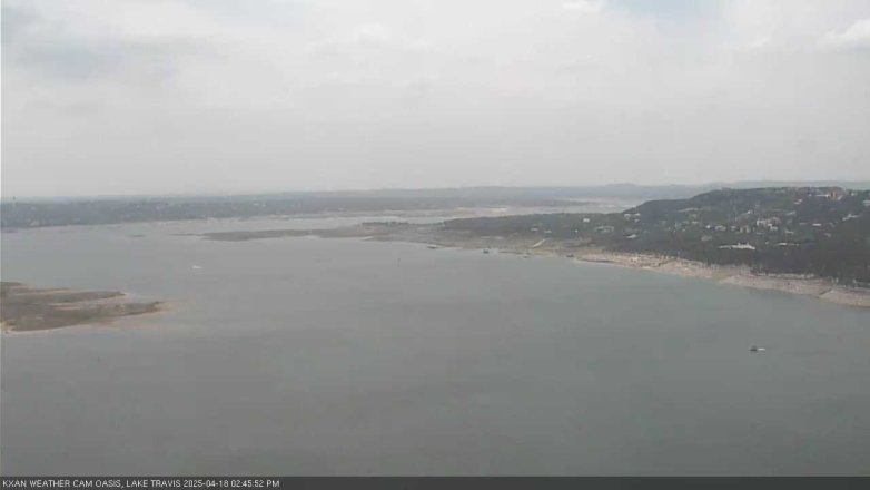 Lake Travis webcam, April 18, 2025 2:45 PM CT