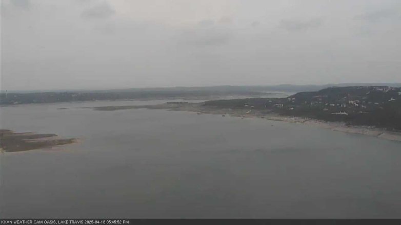 Lake Travis webcam, April 18, 2025 5:45 PM CT