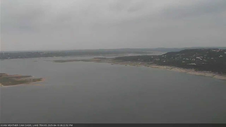 Lake Travis webcam, April 18, 2025 6:25 PM CT
