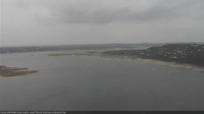 Lake Travis webcam, April 18, 2025 6:45 PM CT