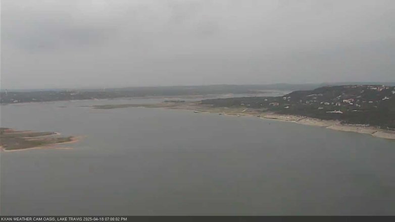Lake Travis webcam, April 18, 2025 7:00 PM CT