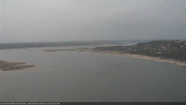 Lake Travis webcam, April 18, 2025 7:25 PM CT