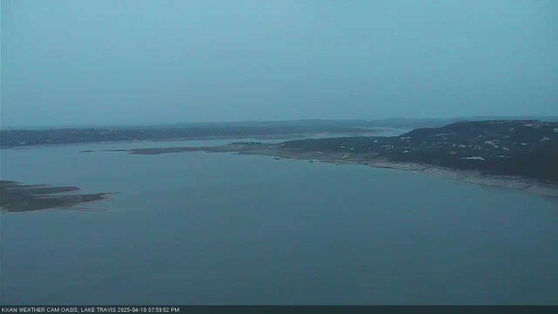 Lake Travis webcam, April 18, 2025 8:00 PM CT