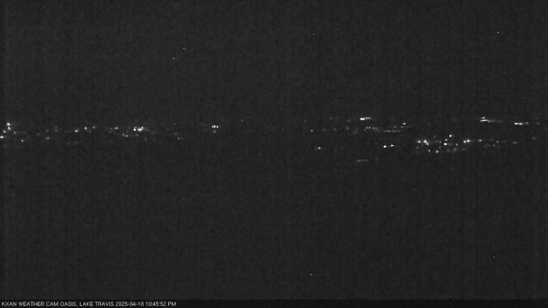 Lake Travis webcam, April 18, 2025 10:45 PM CT