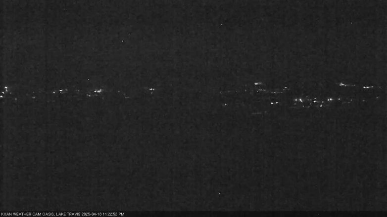 Lake Travis webcam, April 18, 2025 11:25 PM CT