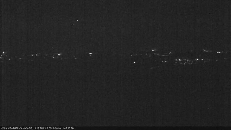 Lake Travis webcam, April 18, 2025 11:45 PM CT