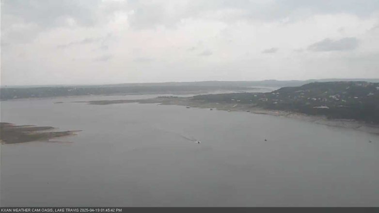 Lake Travis webcam, April 19, 2025 1:45 PM CT