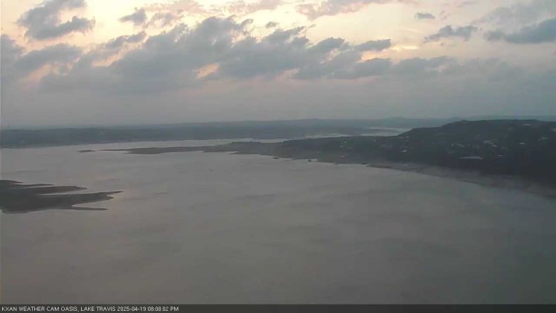 Lake Travis webcam, April 19, 2025 8:00 PM CT
