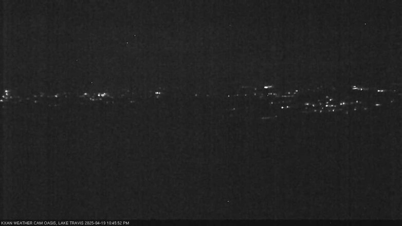 Lake Travis webcam, April 19, 2025 10:45 PM CT