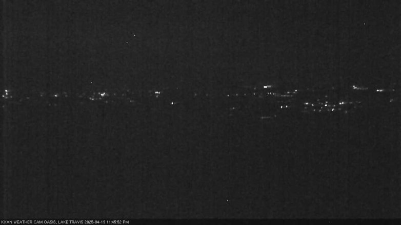 Lake Travis webcam, April 19, 2025 11:45 PM CT