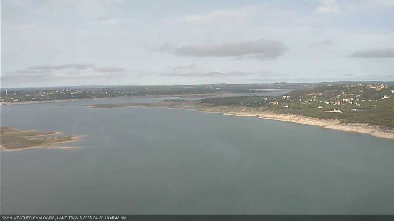 Lake Travis webcam, April 20, 2025 10:45 AM CT