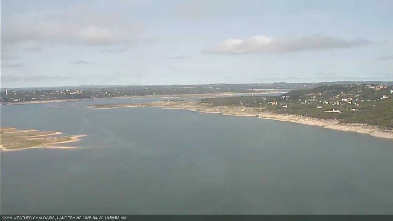 Lake Travis webcam, April 20, 2025 11:00 AM CT