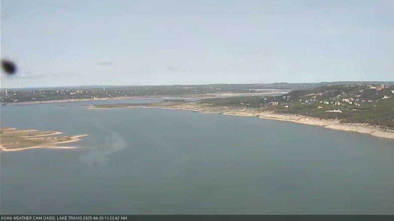 Lake Travis webcam, April 20, 2025 11:25 AM CT