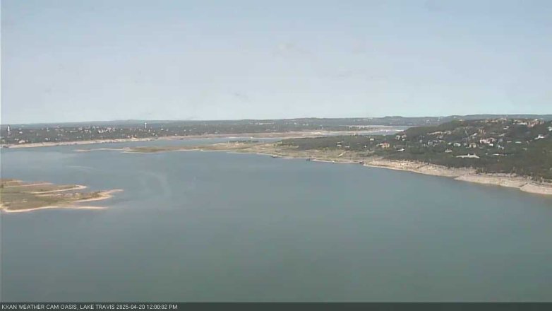 Lake Travis webcam, April 20, 2025 12:00 PM CT