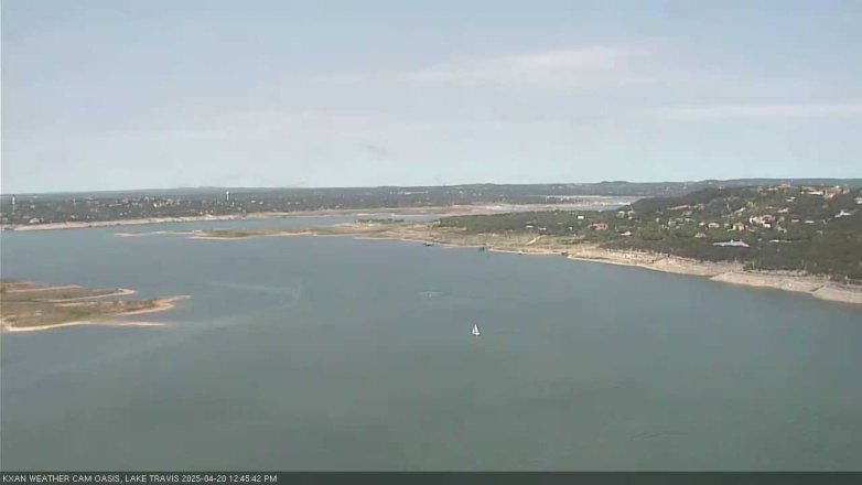 Lake Travis webcam, April 20, 2025 12:45 PM CT