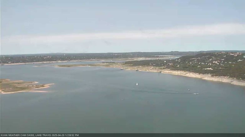 Lake Travis webcam, April 20, 2025 1:00 PM CT