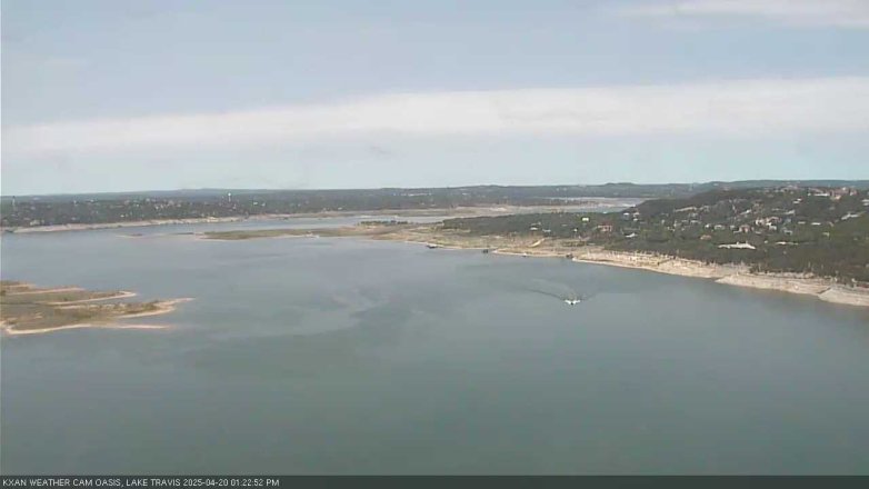 Lake Travis webcam, April 20, 2025 1:25 PM CT