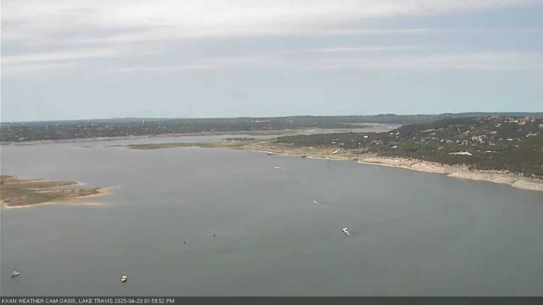Lake Travis webcam, April 20, 2025 2:00 PM CT