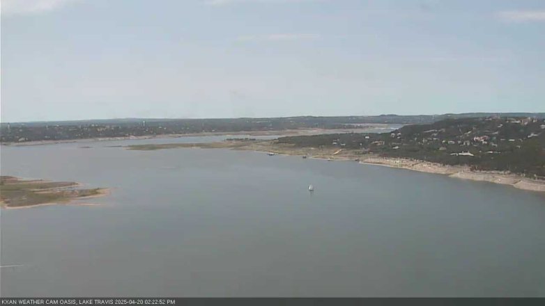 Lake Travis webcam, April 20, 2025 2:25 PM CT