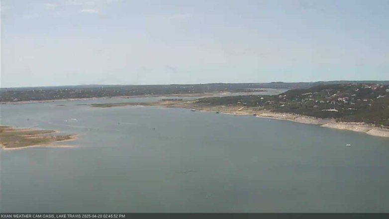 Lake Travis webcam, April 20, 2025 2:45 PM CT