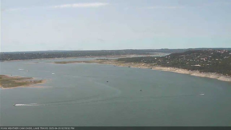 Lake Travis webcam, April 20, 2025 3:00 PM CT