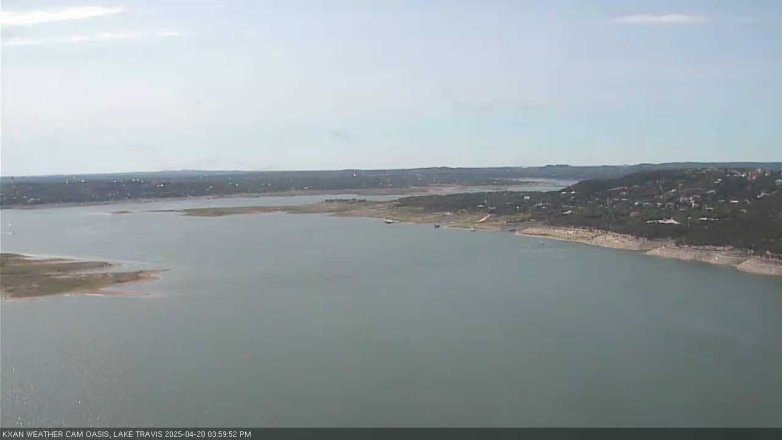 Lake Travis webcam, April 20, 2025 4:00 PM CT