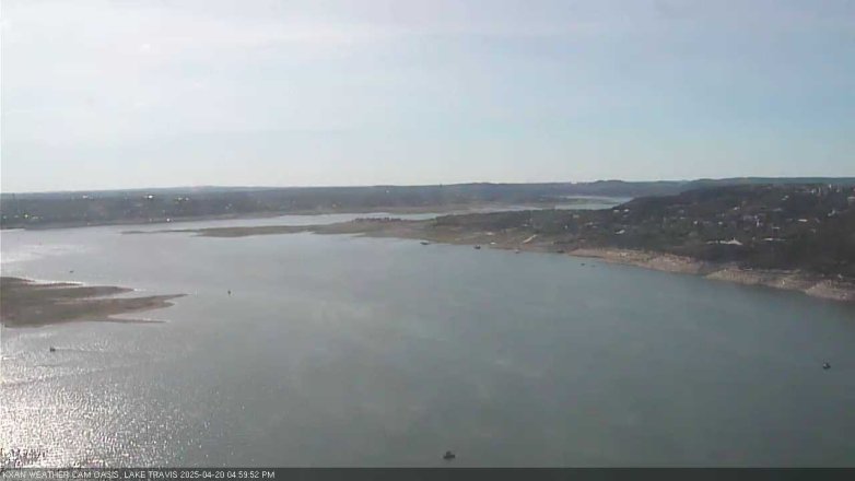 Lake Travis webcam, April 20, 2025 5:00 PM CT