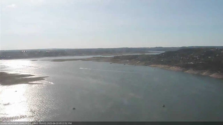 Lake Travis webcam, April 20, 2025 5:25 PM CT