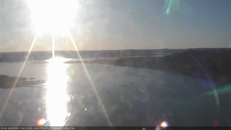Lake Travis webcam, April 20, 2025 7:00 PM CT