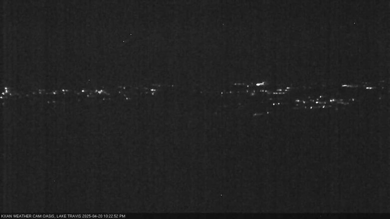 Lake Travis webcam, April 20, 2025 10:25 PM CT