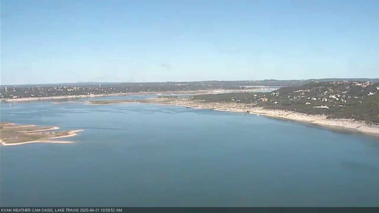 Lake Travis webcam, April 21, 2025 11:00 AM CT