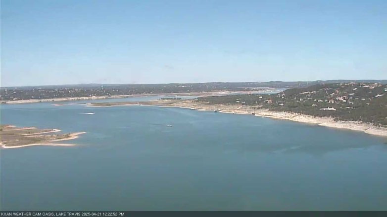 Lake Travis webcam, April 21, 2025 12:25 PM CT