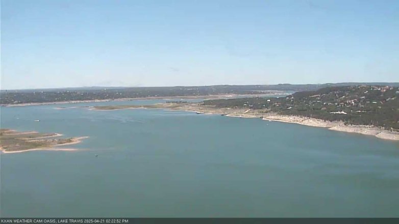 Lake Travis webcam, April 21, 2025 2:25 PM CT