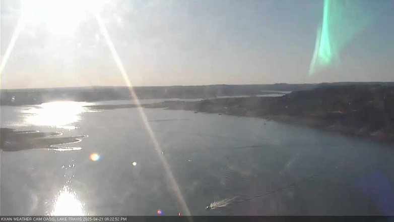 Lake Travis webcam, April 21, 2025 6:25 PM CT