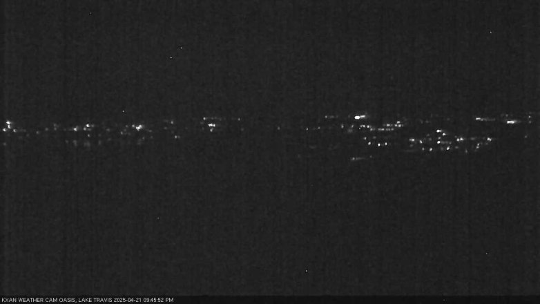 Lake Travis webcam, April 21, 2025 9:45 PM CT