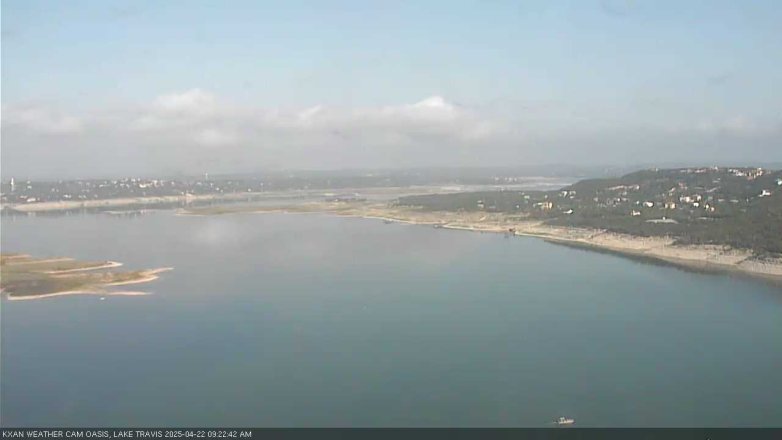 Lake Travis webcam, April 22, 2025 9:25 AM CT