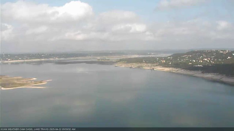 Lake Travis webcam, April 22, 2025 10:00 AM CT