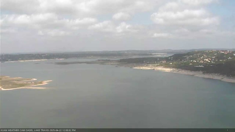 Lake Travis webcam, April 22, 2025 12:00 PM CT