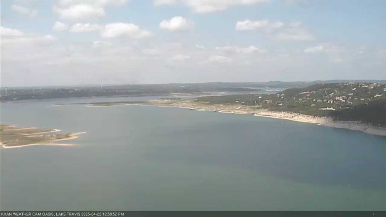 Lake Travis webcam, April 22, 2025 1:00 PM CT