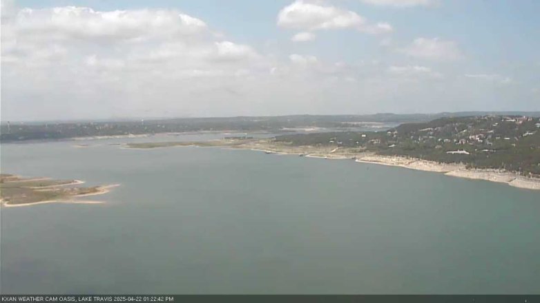 Lake Travis webcam, April 22, 2025 1:25 PM CT