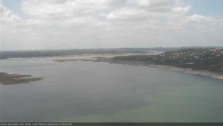 Lake Travis webcam, April 22, 2025 1:45 PM CT