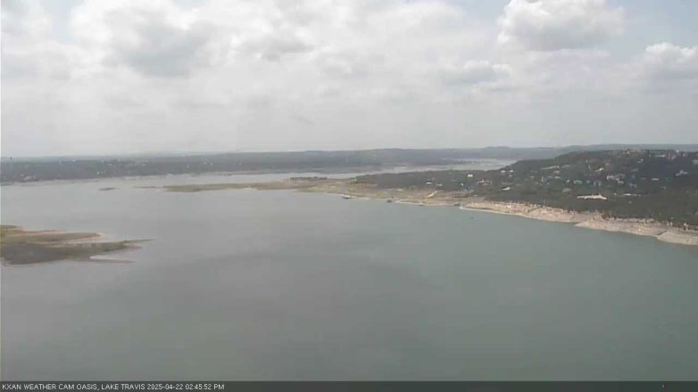 Lake Travis webcam, April 22, 2025 2:45 PM CT