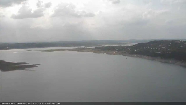 Lake Travis webcam, April 22, 2025 4:45 PM CT