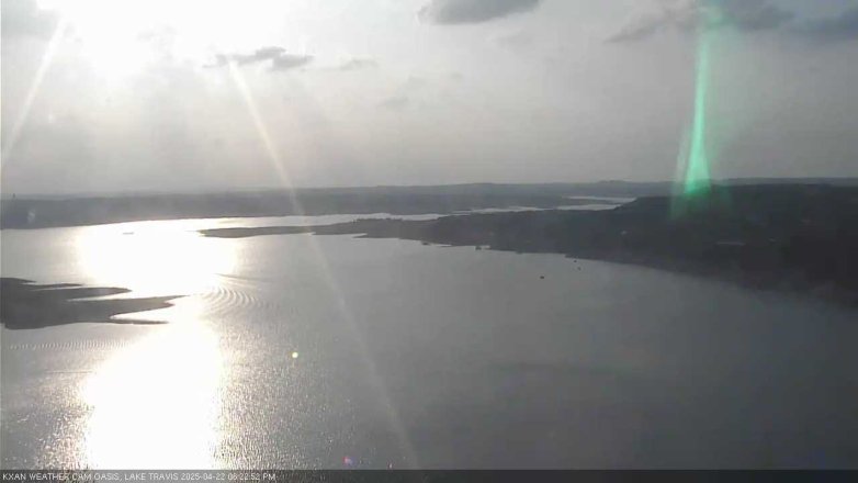Lake Travis webcam, April 22, 2025 6:25 PM CT