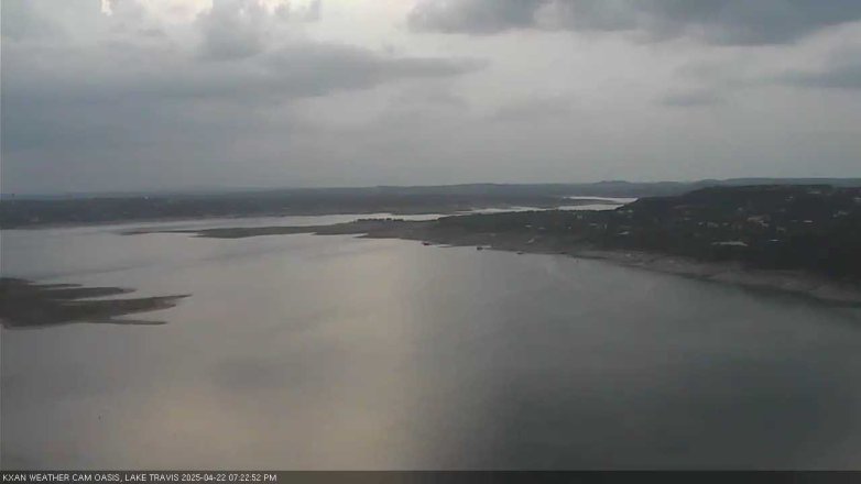 Lake Travis webcam, April 22, 2025 7:25 PM CT