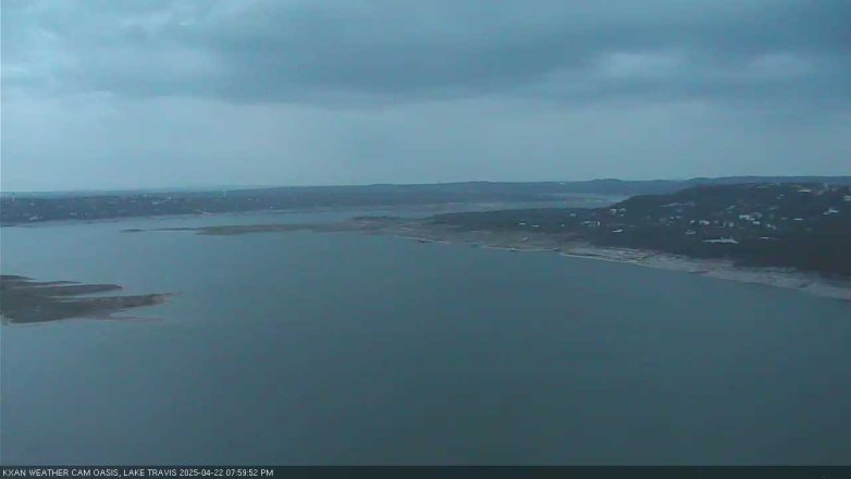 Lake Travis webcam, April 22, 2025 8:00 PM CT