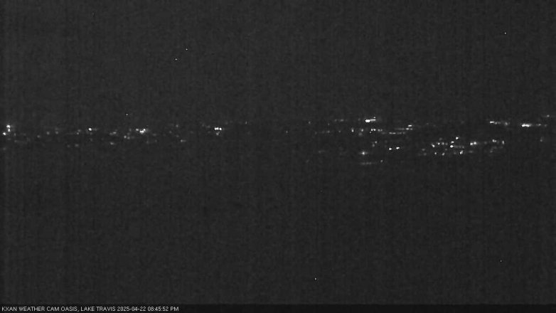 Lake Travis webcam, April 22, 2025 8:45 PM CT